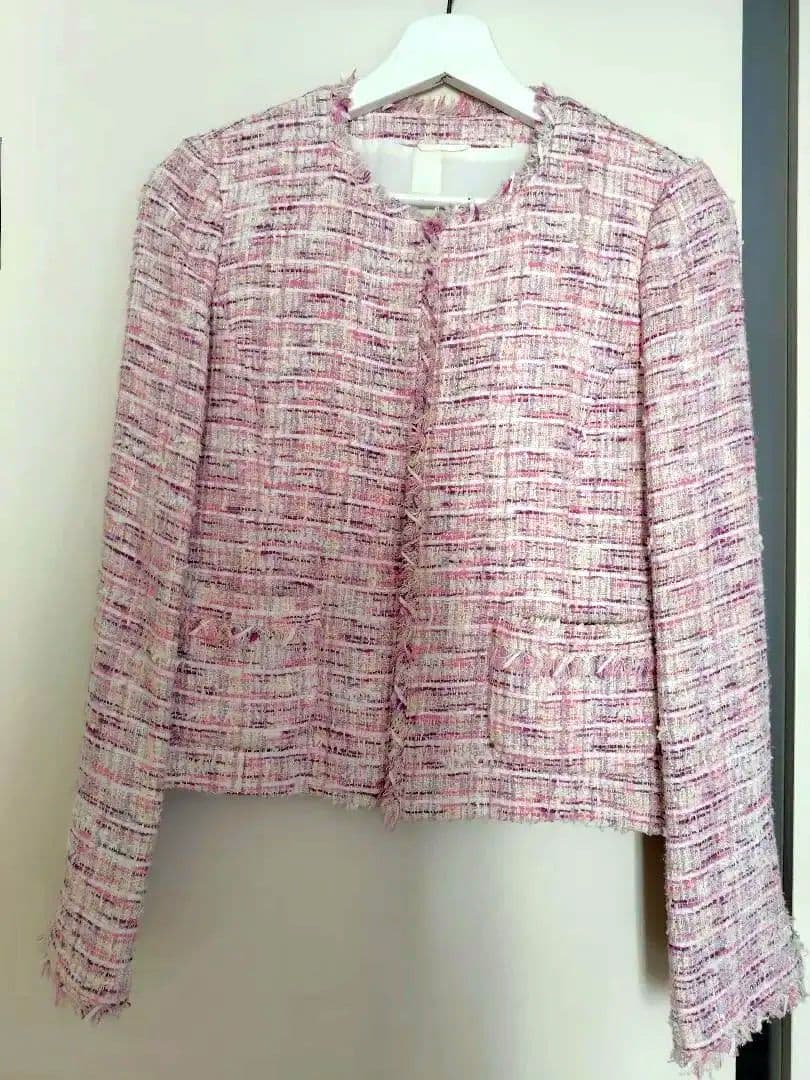 ANAYI アナイ ツィード ジャケット ピンク系 未使用