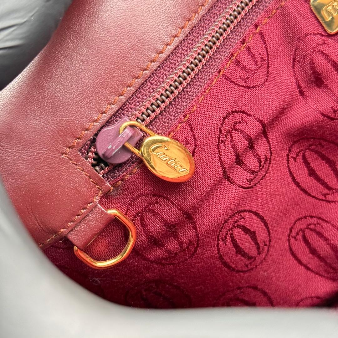 ✨美品✨カルティエ マストライン ボルドー クラッチバッグ Gカード付