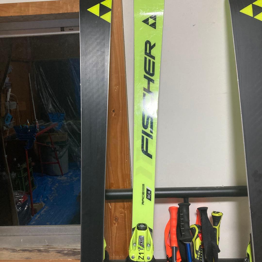 フィッシャー RC4 gs プレート、ビンディング付き