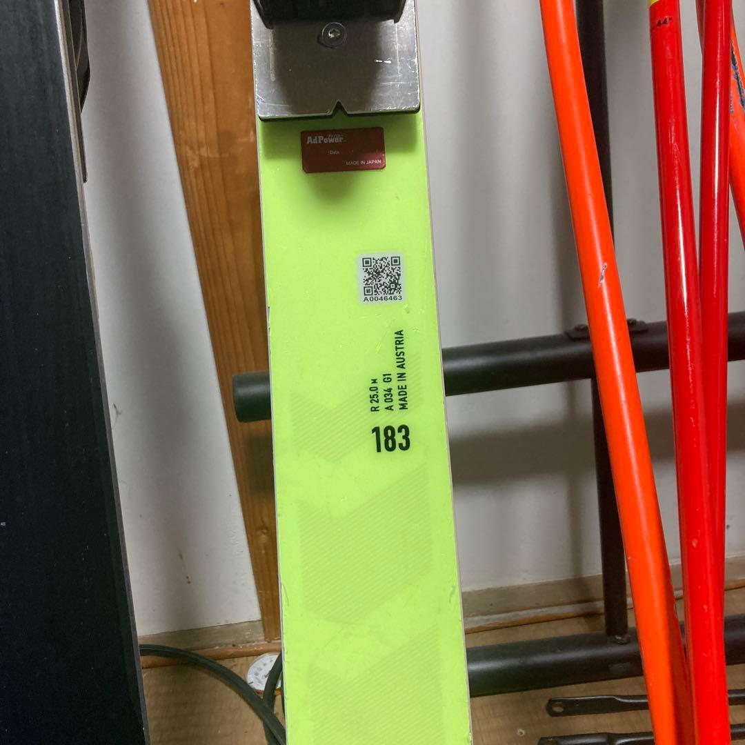 フィッシャー RC4 gs プレート、ビンディング付き