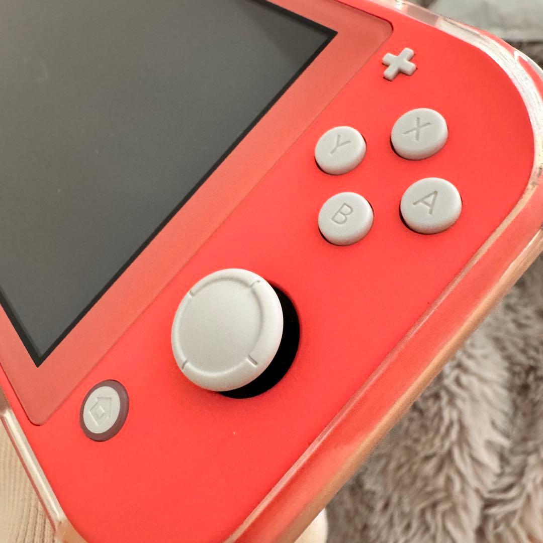 Nintendo Switch Lite コーラルピンク 専用ケース付き