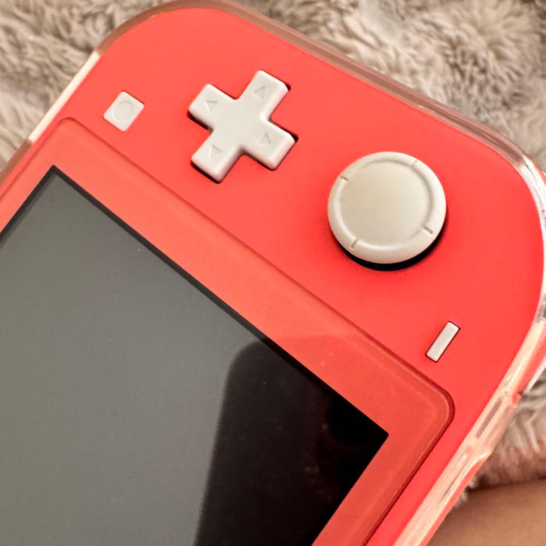 Nintendo Switch Lite コーラルピンク 専用ケース付き