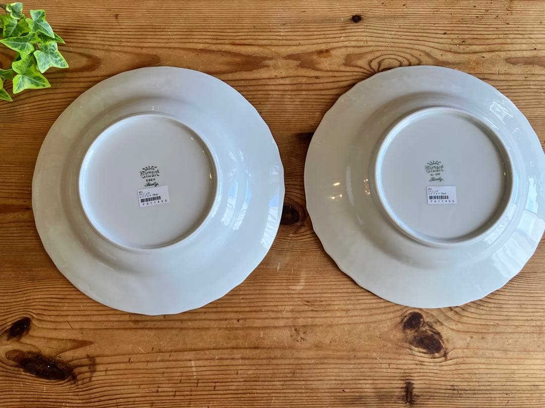 ジノリ　ベッキオラマージュノア　24スーププレート×2