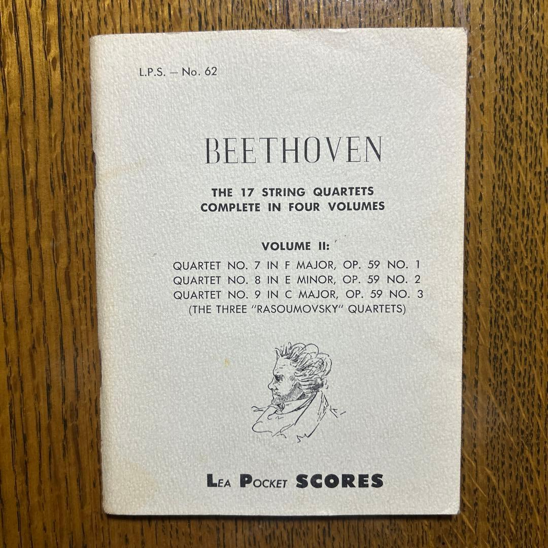ベートーヴェン　スコア　日本コロムビア株式会社