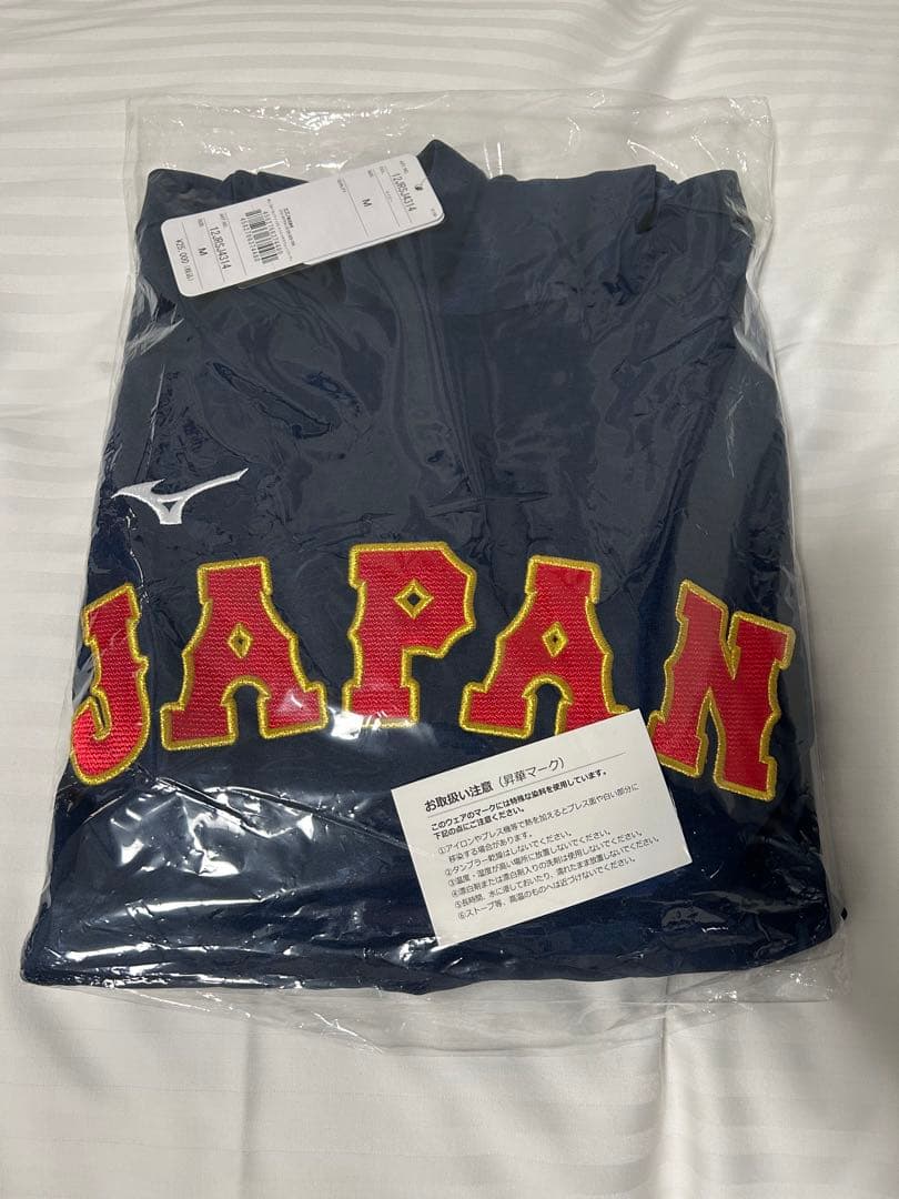侍ジャパン　オーセンティック ストレッチスウェットフディー　Mサイズ　袋付き