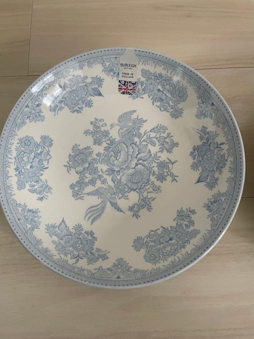 【新品未使用】バーレイ ブルーアジアティックフェザンツ パスタプレート2枚セット