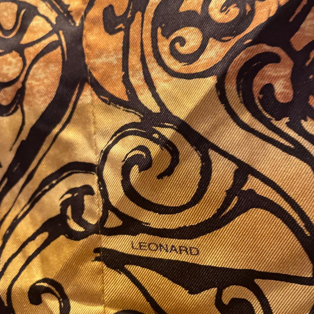 レオナール　LEONARD シルク　中綿入り　ライナー