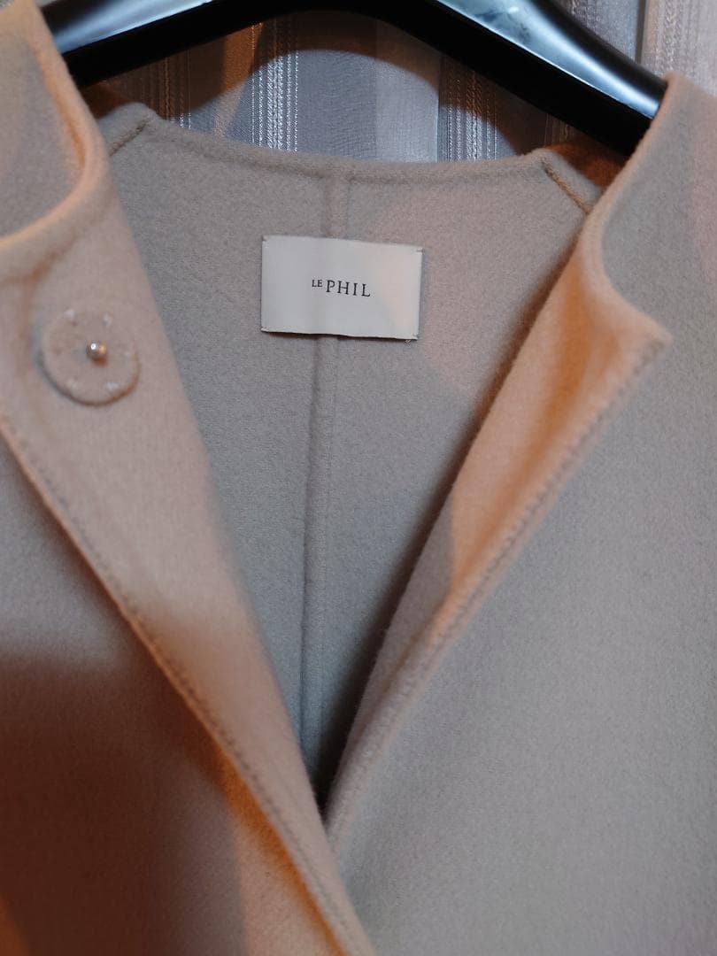 極美品☆LE PHIL グレージュ ロングコート