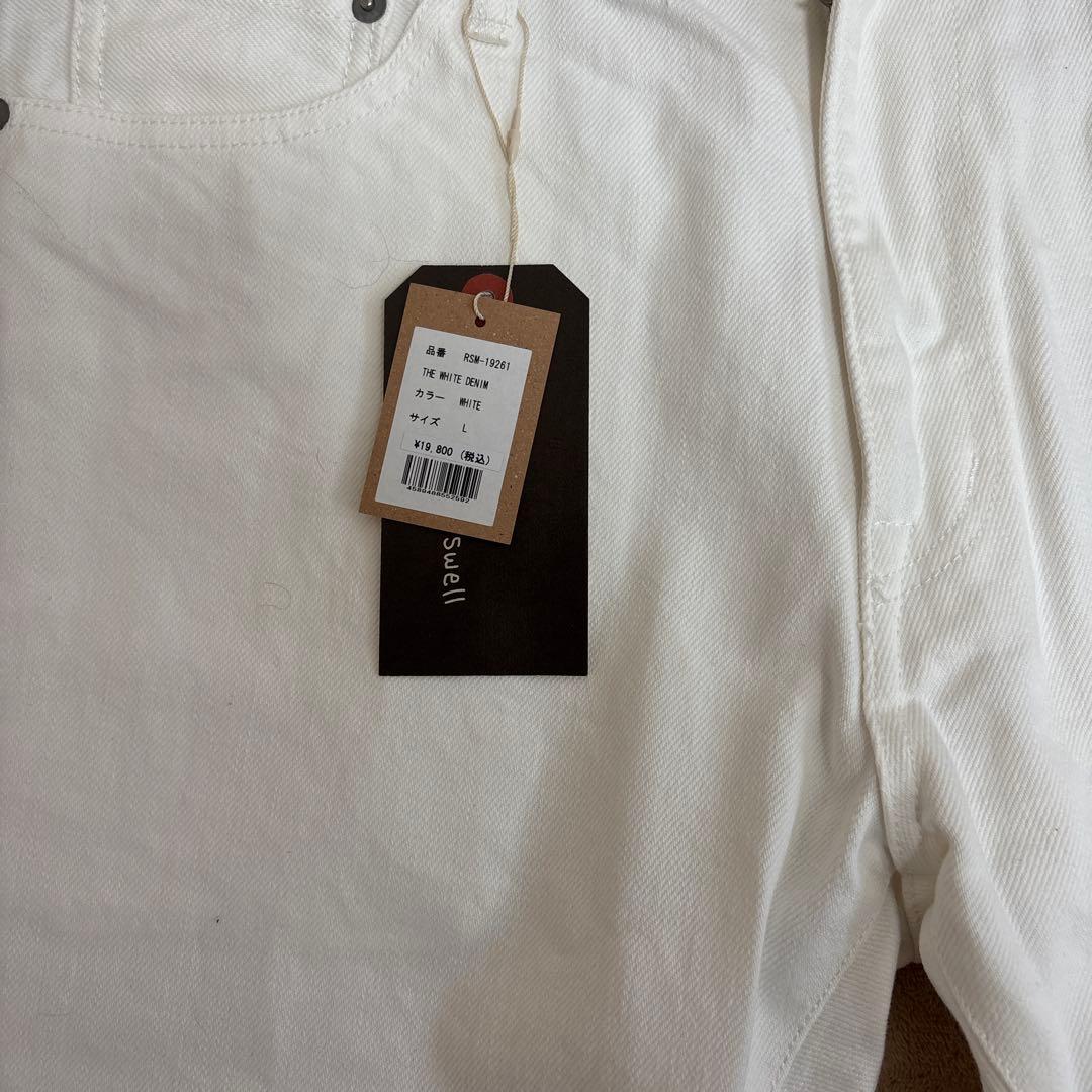 rough＆swell ゴルフウェア デニムパンツ ホワイト　新品未使用