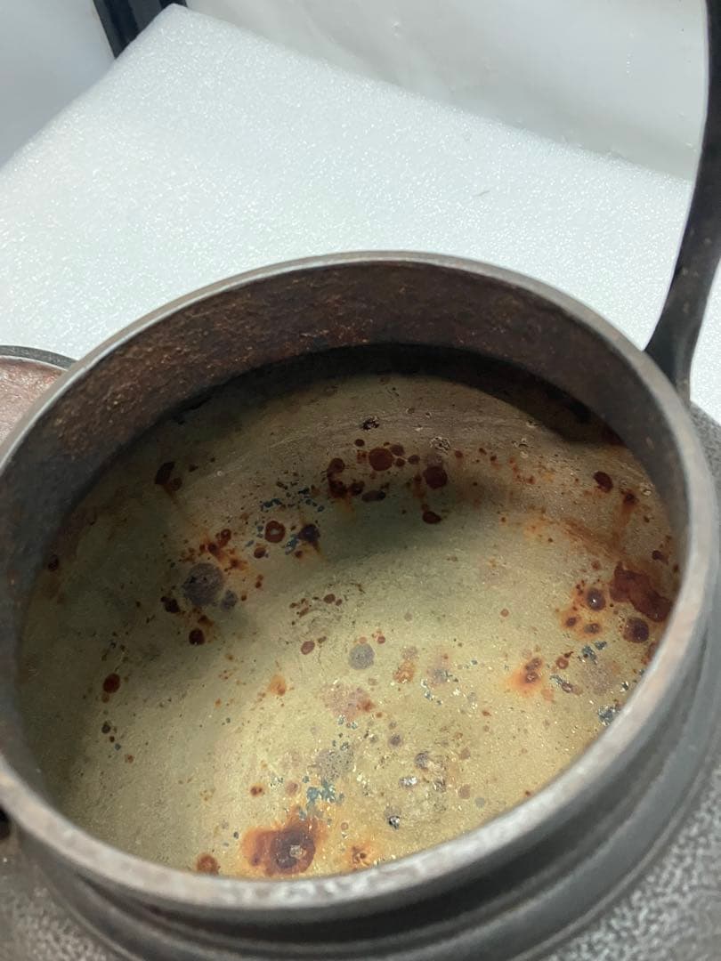 A0301）菊池保寿堂造　骨董品　南部鉄瓶　南部鉄器　鉄瓶