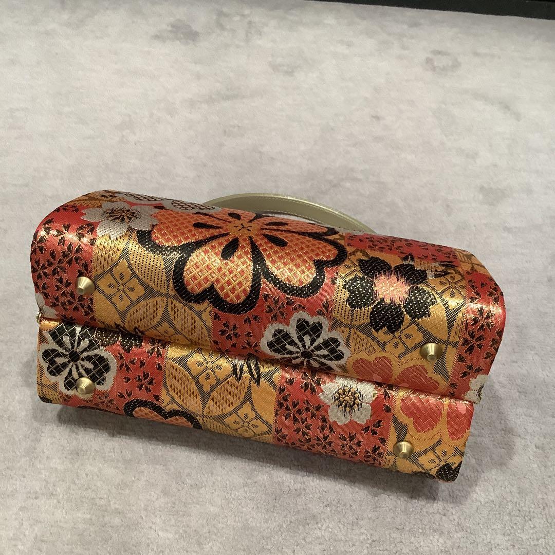 花柄バッグ　草履　セット　成人式の振袖・着物に！　※新品未使用品