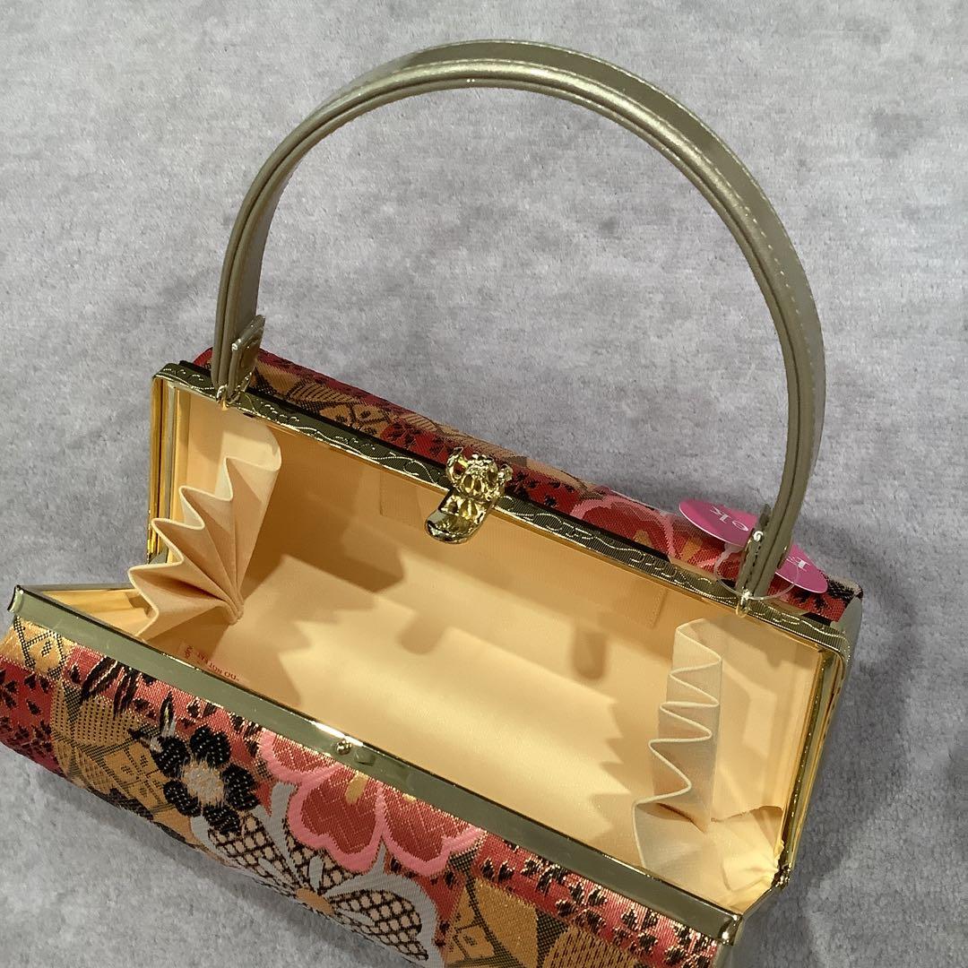 花柄バッグ　草履　セット　成人式の振袖・着物に！　※新品未使用品