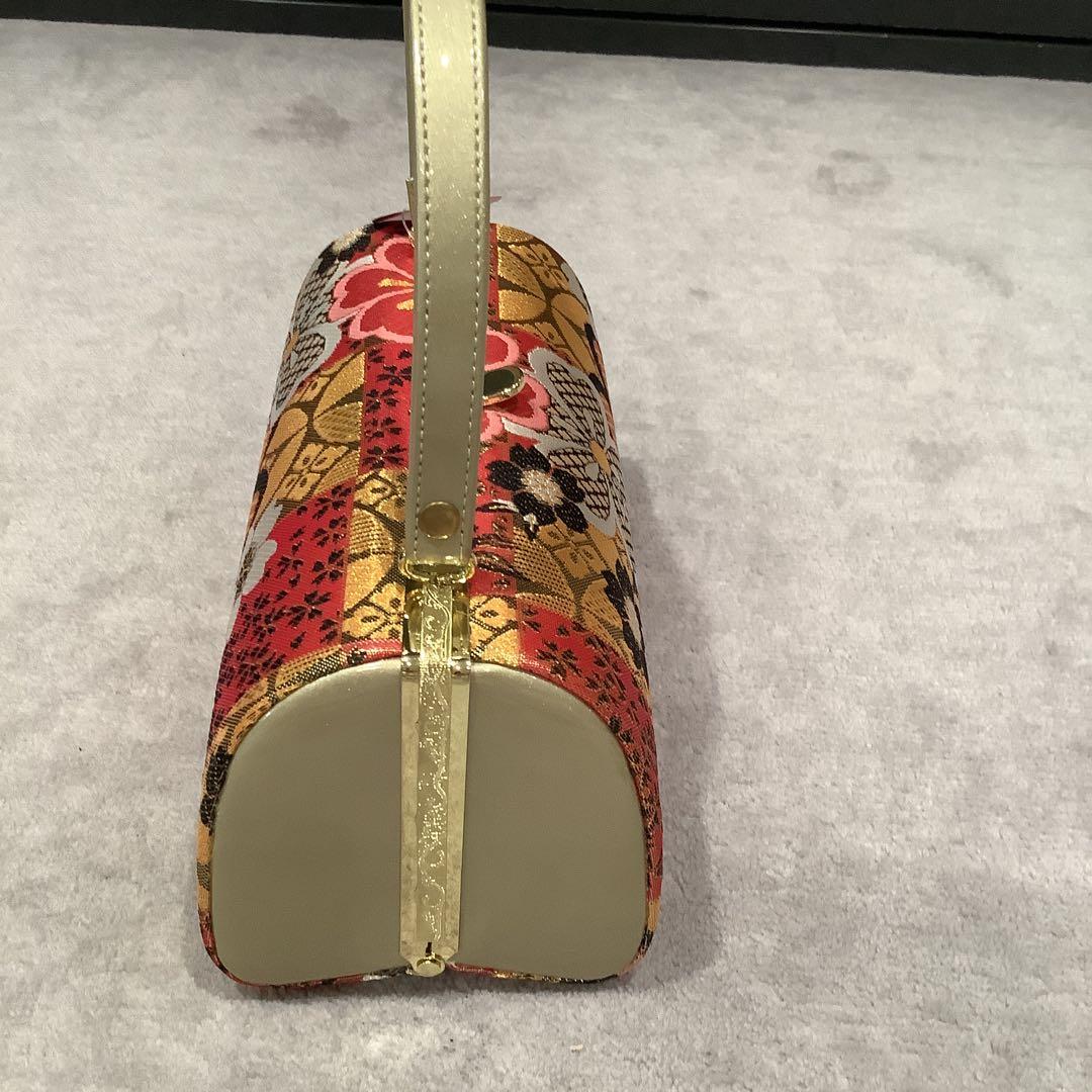 花柄バッグ　草履　セット　成人式の振袖・着物に！　※新品未使用品