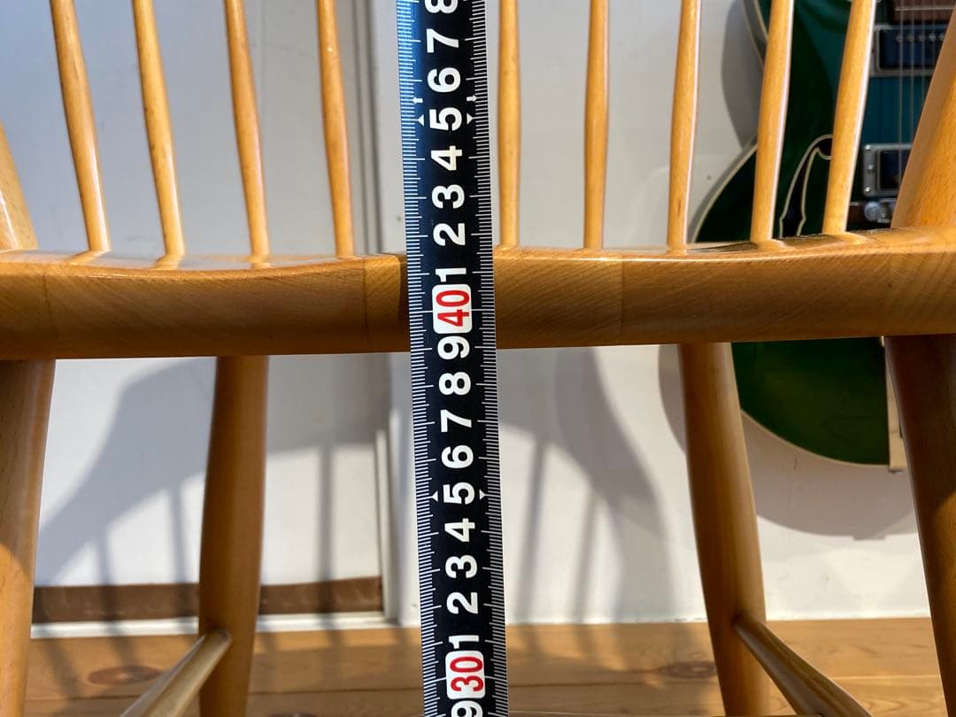 ②画像65枚 キツツキ ダイニングチェア ナチュラル 昭和56年 アーム コロニ