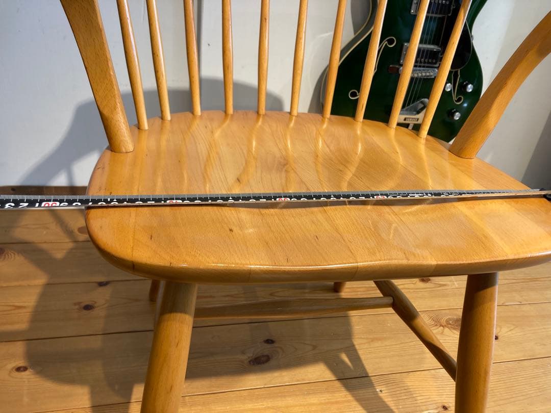 ②画像65枚 キツツキ ダイニングチェア ナチュラル 昭和56年 アーム コロニ