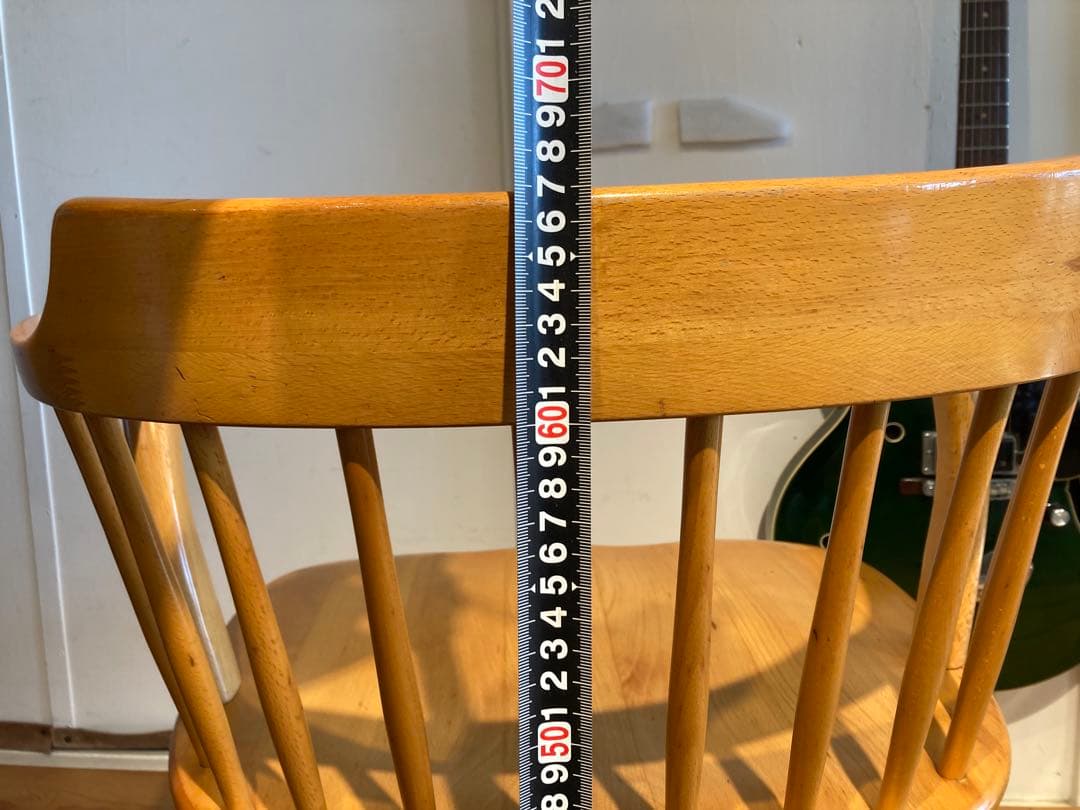 ②画像65枚 キツツキ ダイニングチェア ナチュラル 昭和56年 アーム コロニ