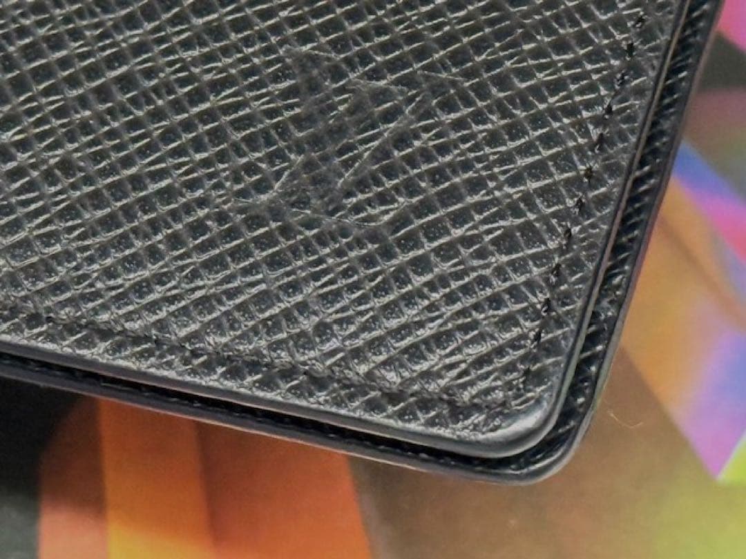 超極美品！ICチップ搭載 ルイヴィトン　パンス　マネークリップ付き財布　黒系