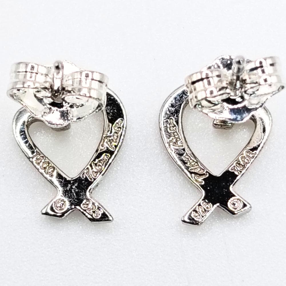 TIFFANY & Co. ラビングハート ピアス SV925 キャッチ社外品
