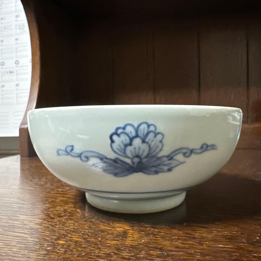 佐藤走波(六代)染錦. 葡萄文. 中鉢