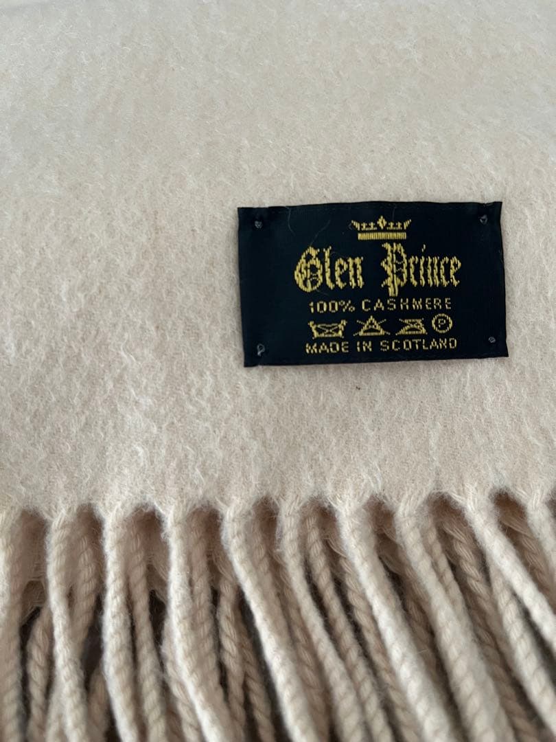 DEUXIEME CLASSE グレンプリンス　カシミヤ　大判ストール