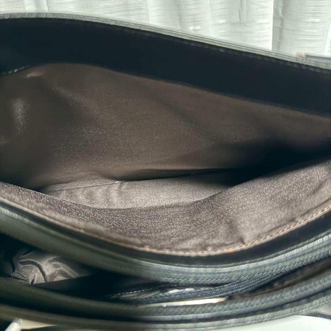 ⭐️未使用⭐️　バーバリー　ノバチェック　ハンドバッグ　ブラック　レザー