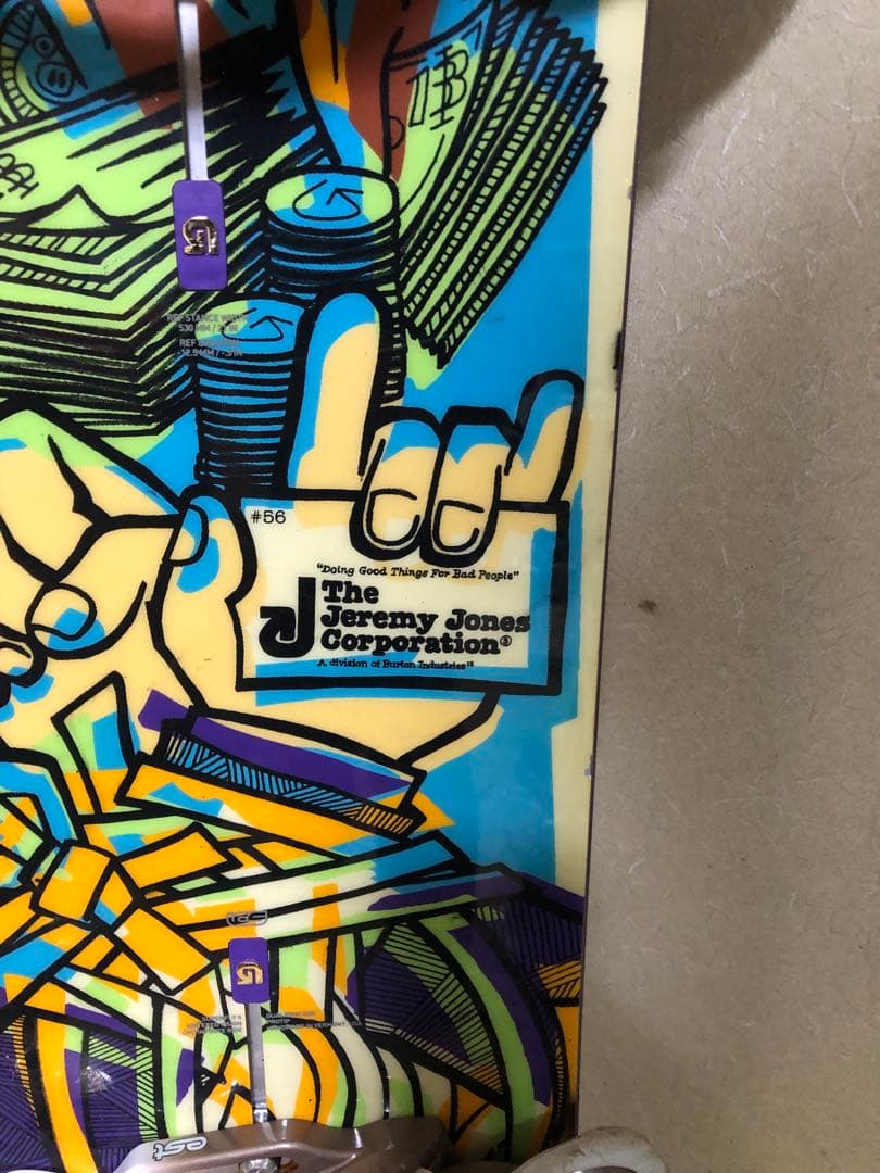 最終値引きBurton Jeremy Jonesスノーボードビンディングセット