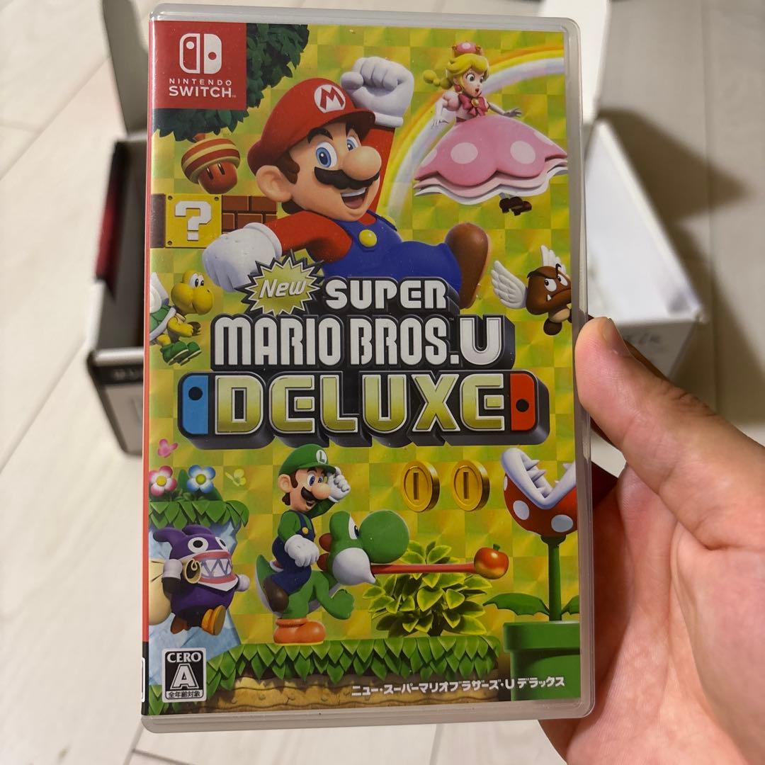 Nintendo Switch 本体 グレー マリオブラザーズカセット付き