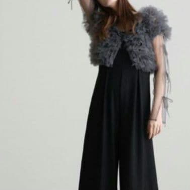 atlo パンツドレス 3点セット ボレロ シアートップス オールインワン結婚式