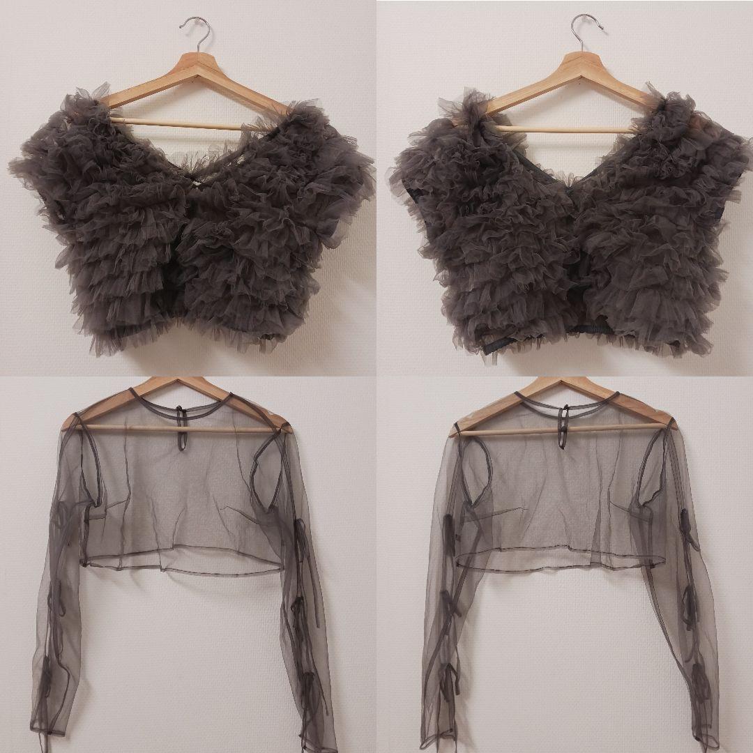 atlo パンツドレス 3点セット ボレロ シアートップス オールインワン結婚式