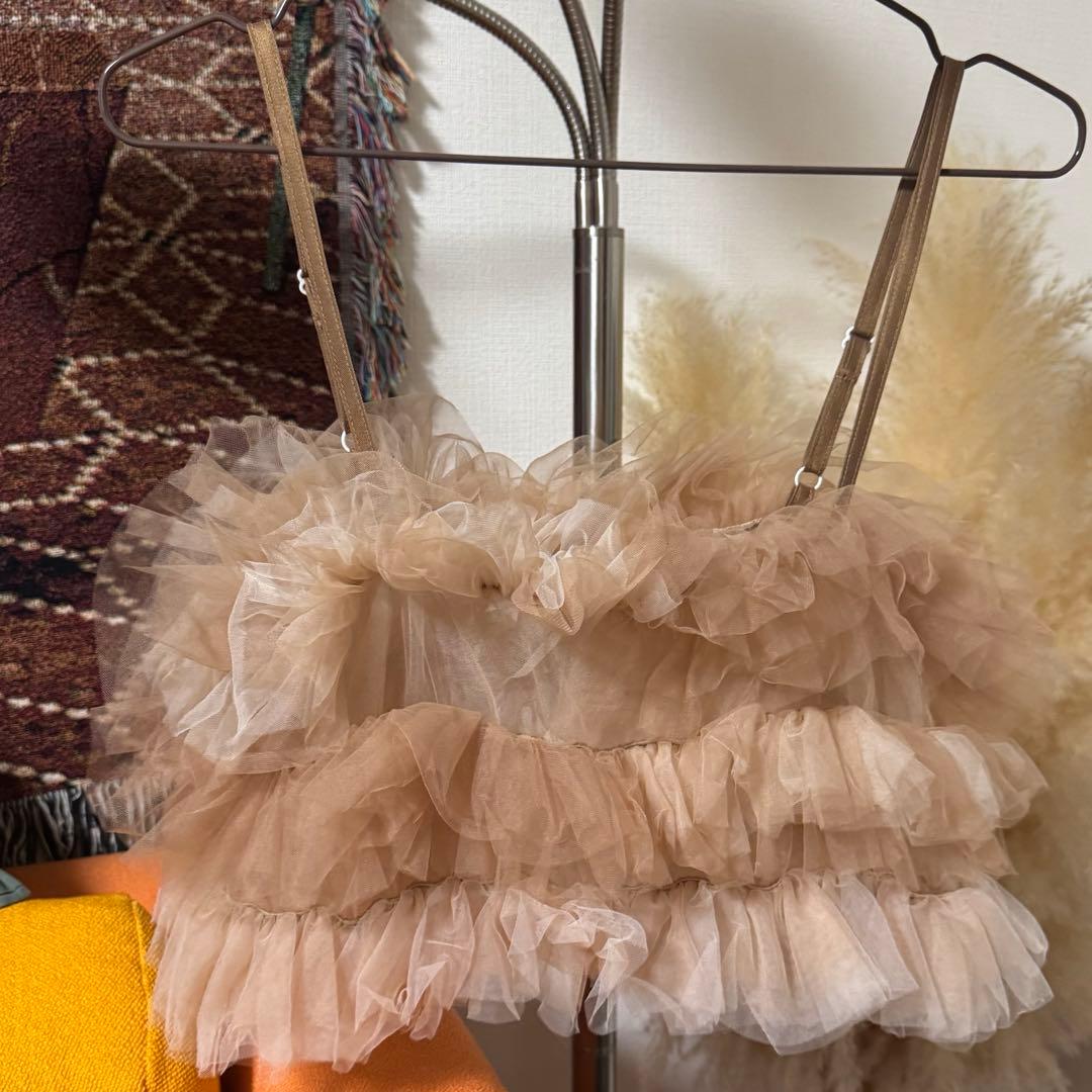 【美品】VIVIANO x JURK チュールビスチェ