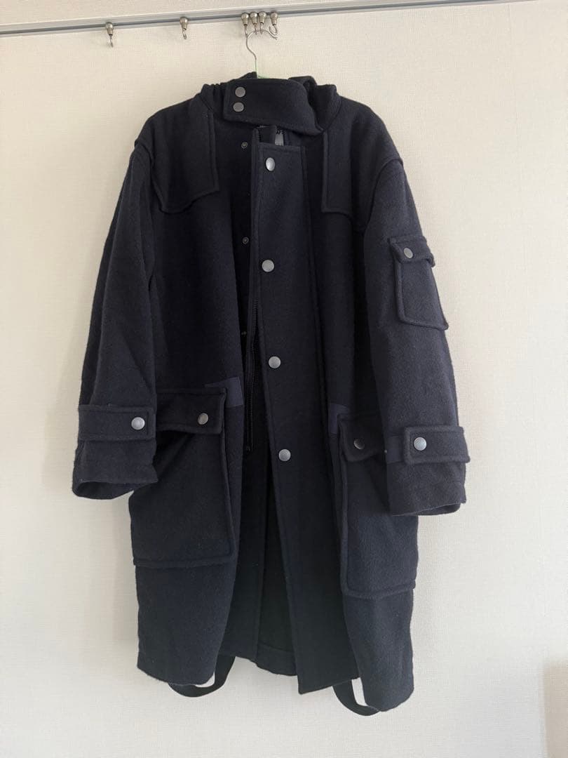 STRAITS /COAT / WOPO. MELTON NAVY、SIZE：L