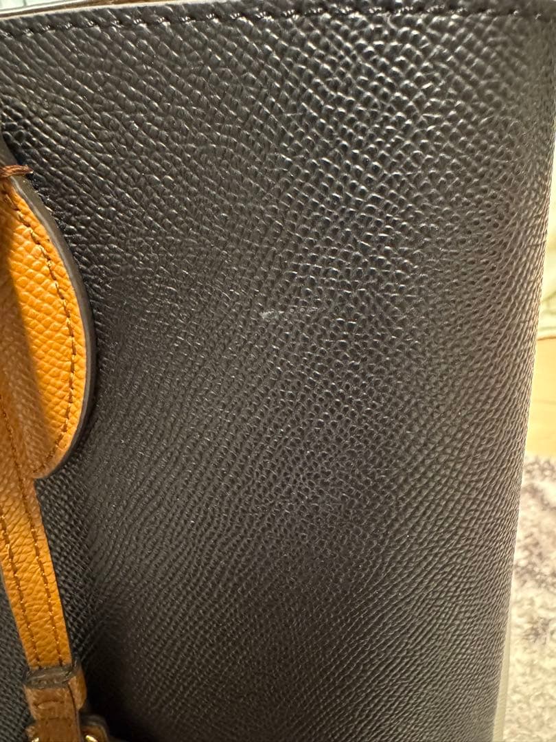 FURLA ビジネスバッグ 黒/ベージュ