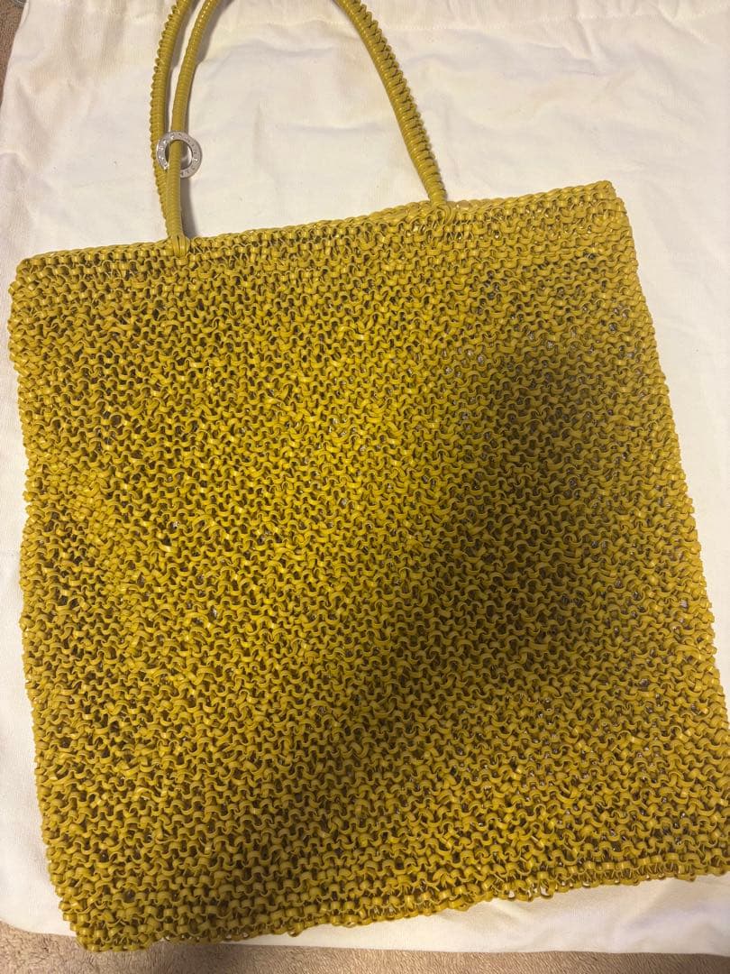 ANTEPRIMA ワイヤーバッグ レアカラー イエロー 保存袋あり 美品