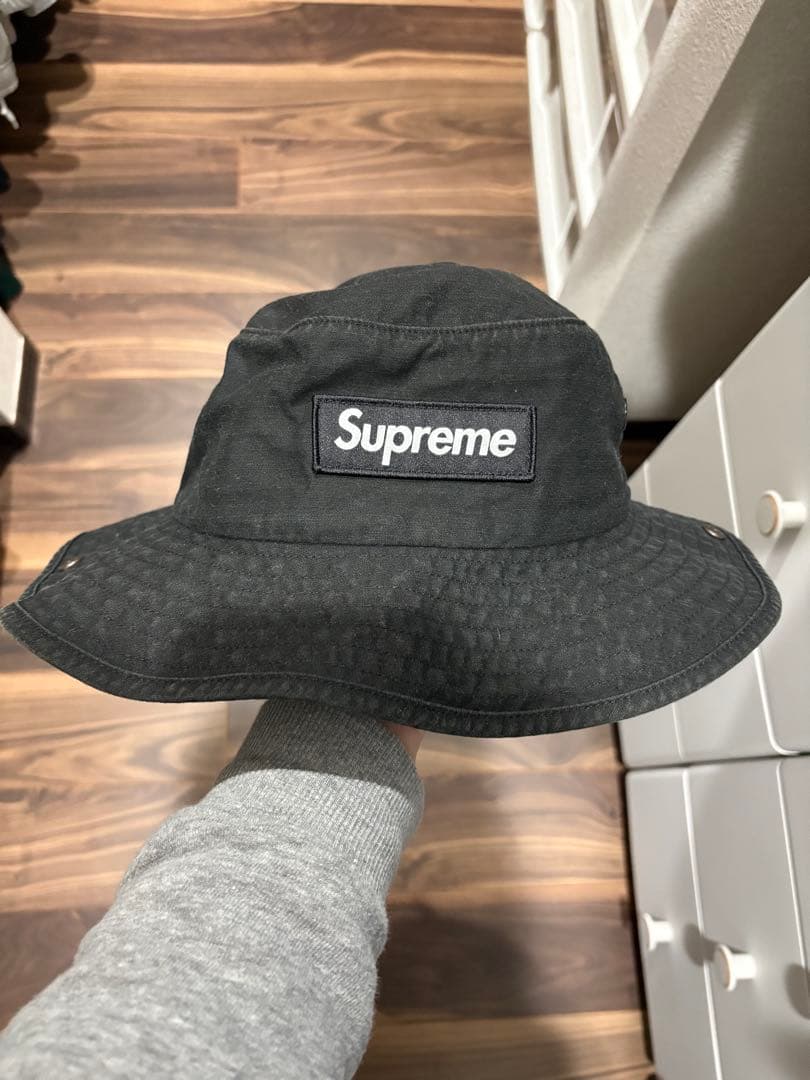 Supreme バケットハット ブラック M/L