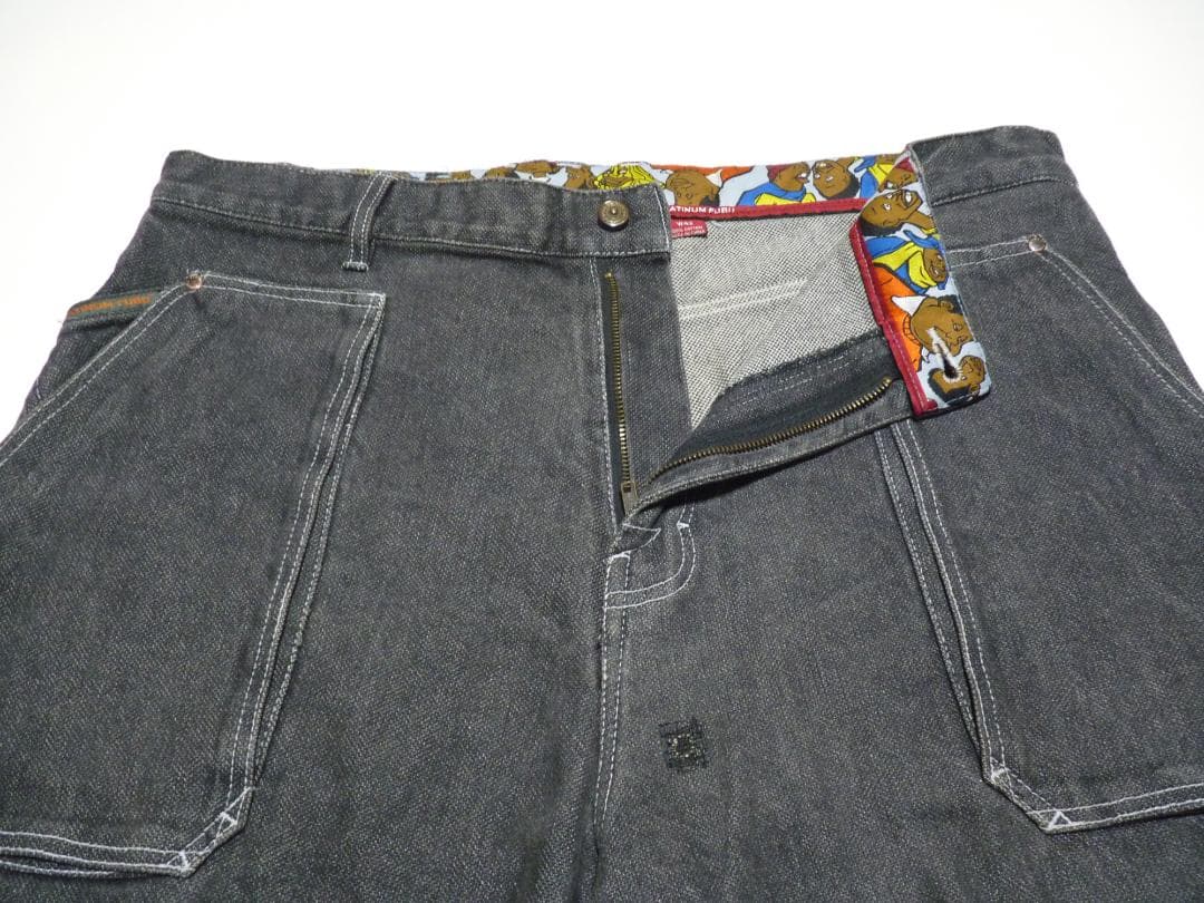 小枝勝範　プラティナムフブ　ショートパンツ　極太　黒　W42