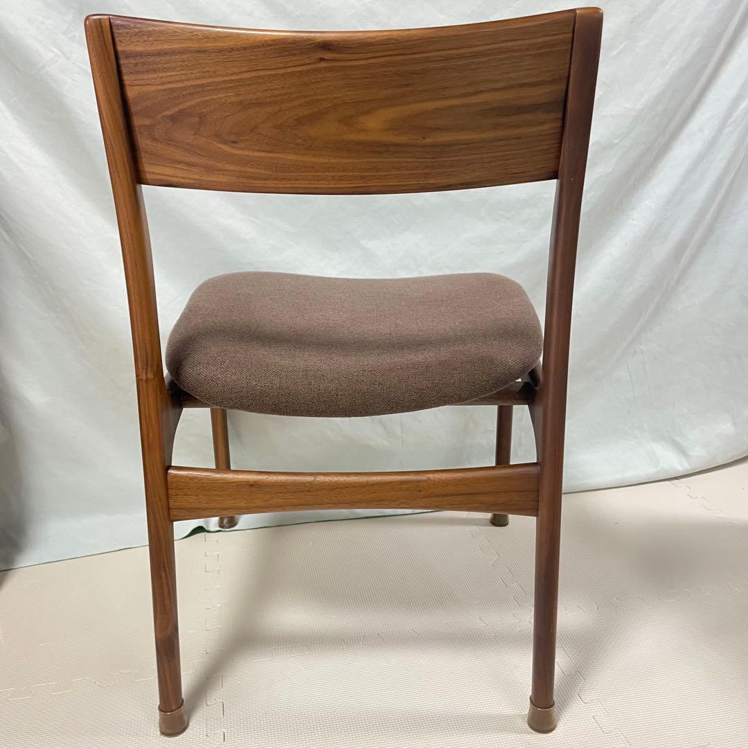 AMOCC ダイニングチェア ウォールナット 無垢 ブラウン