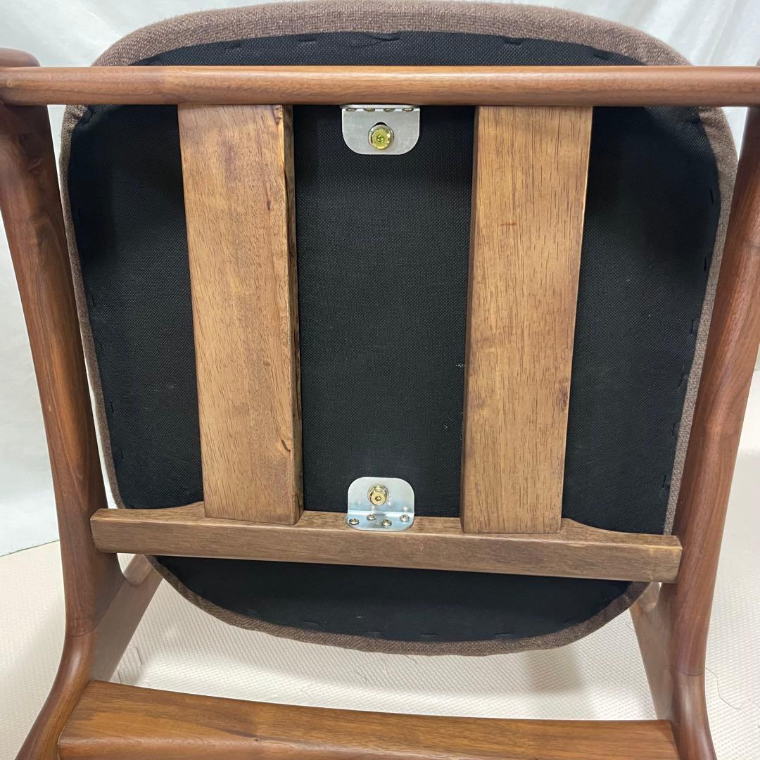 AMOCC ダイニングチェア ウォールナット 無垢 ブラウン