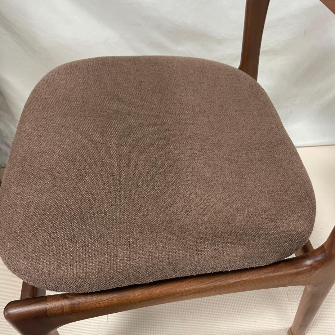 AMOCC ダイニングチェア ウォールナット 無垢 ブラウン