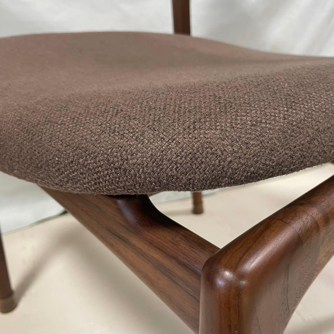 AMOCC ダイニングチェア ウォールナット 無垢 ブラウン