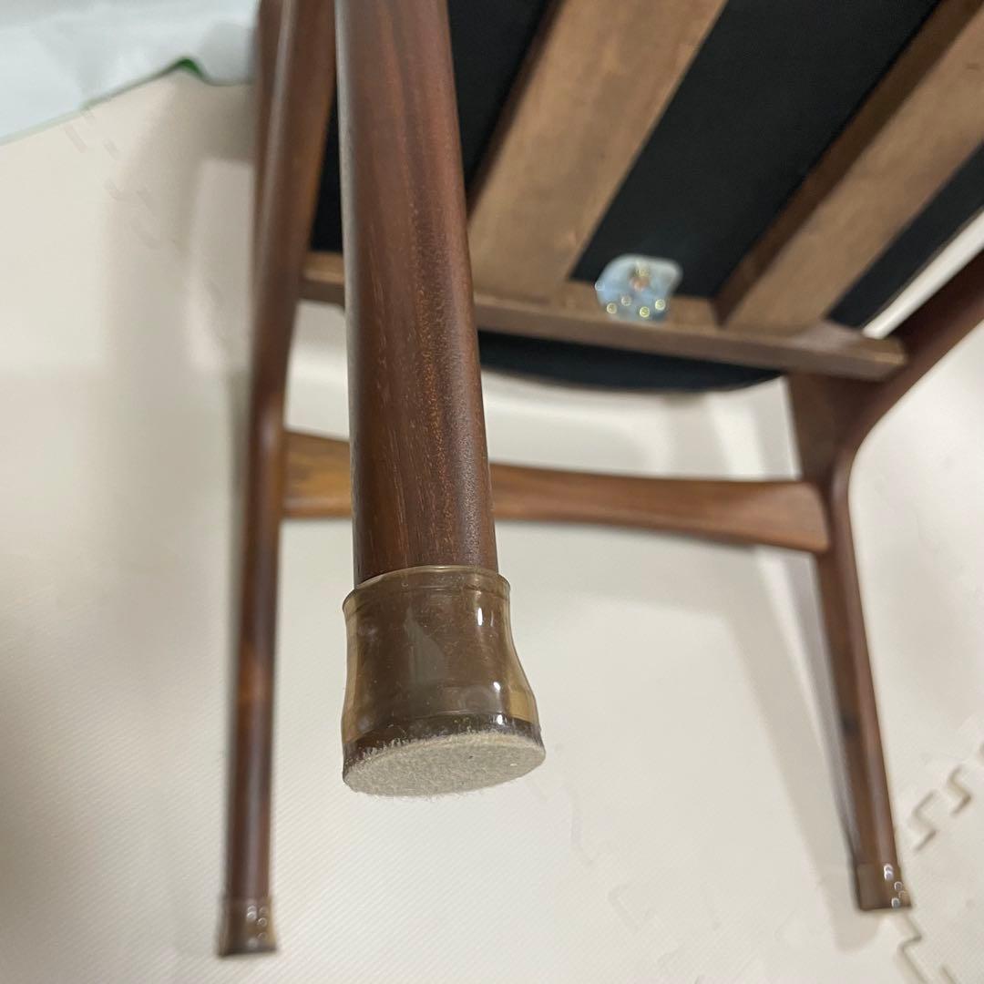 AMOCC ダイニングチェア ウォールナット 無垢 ブラウン