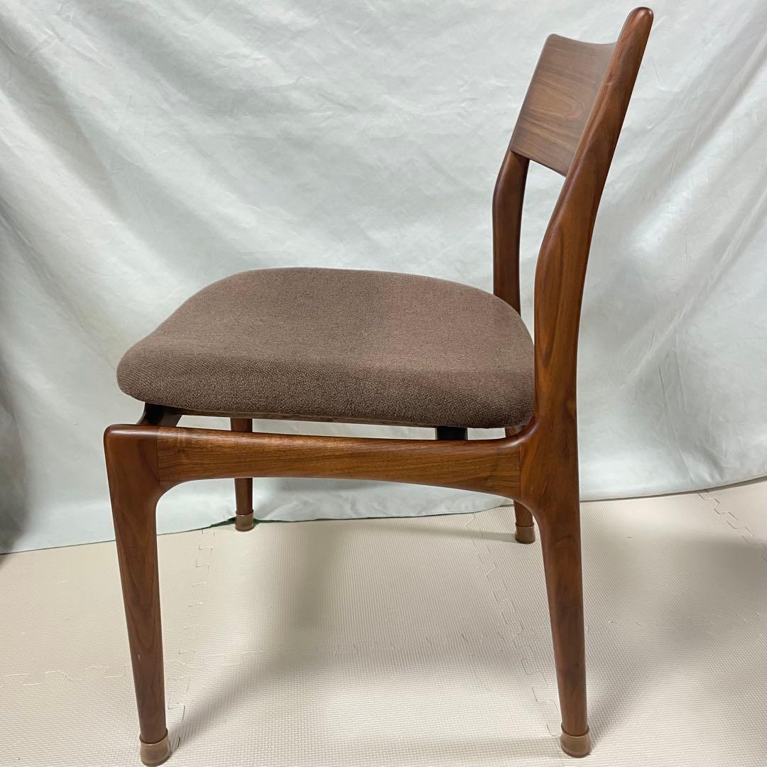 AMOCC ダイニングチェア ウォールナット 無垢 ブラウン