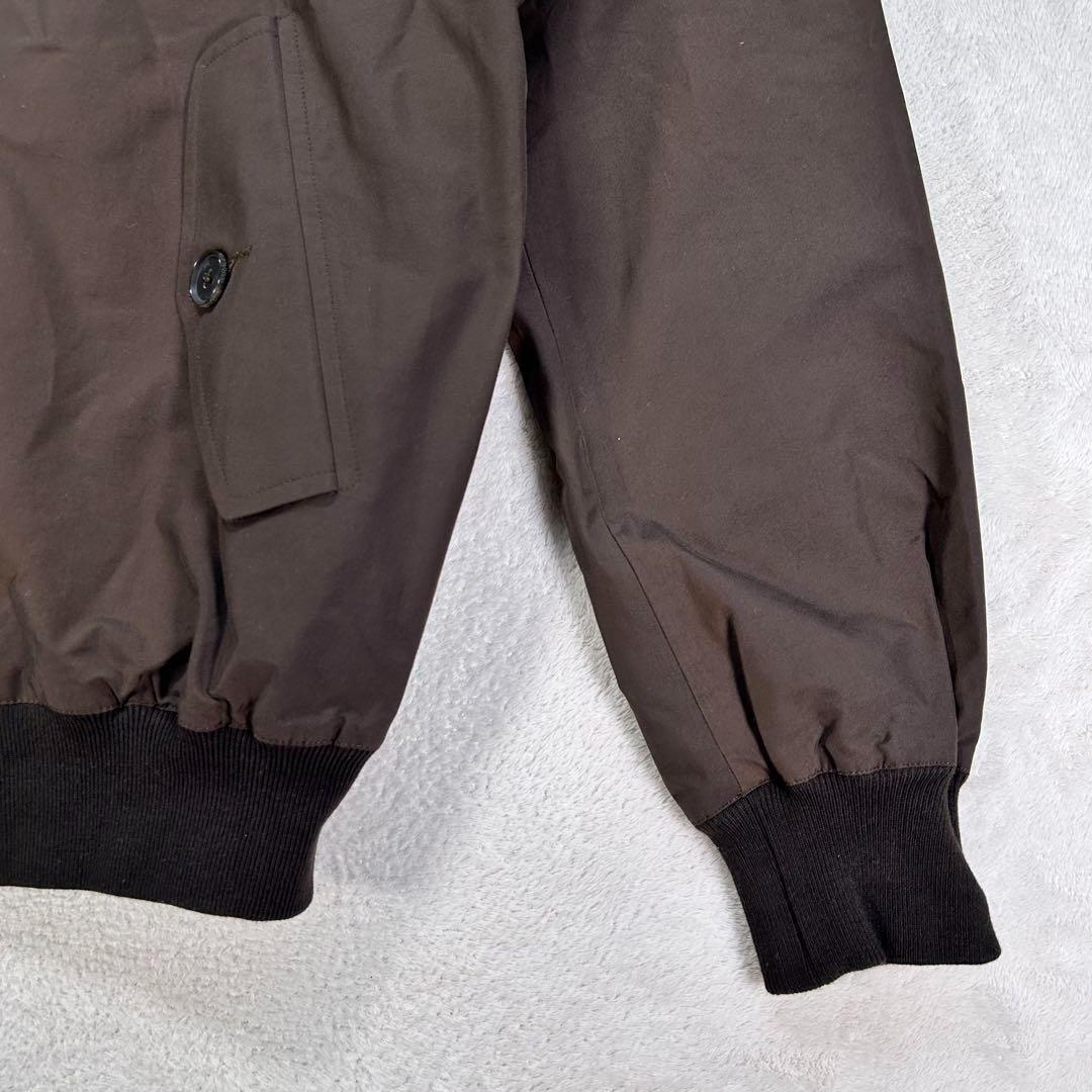 【BARACUTA】ハリントンジャケット　G9 首元ボタン付き　ブラウン　44