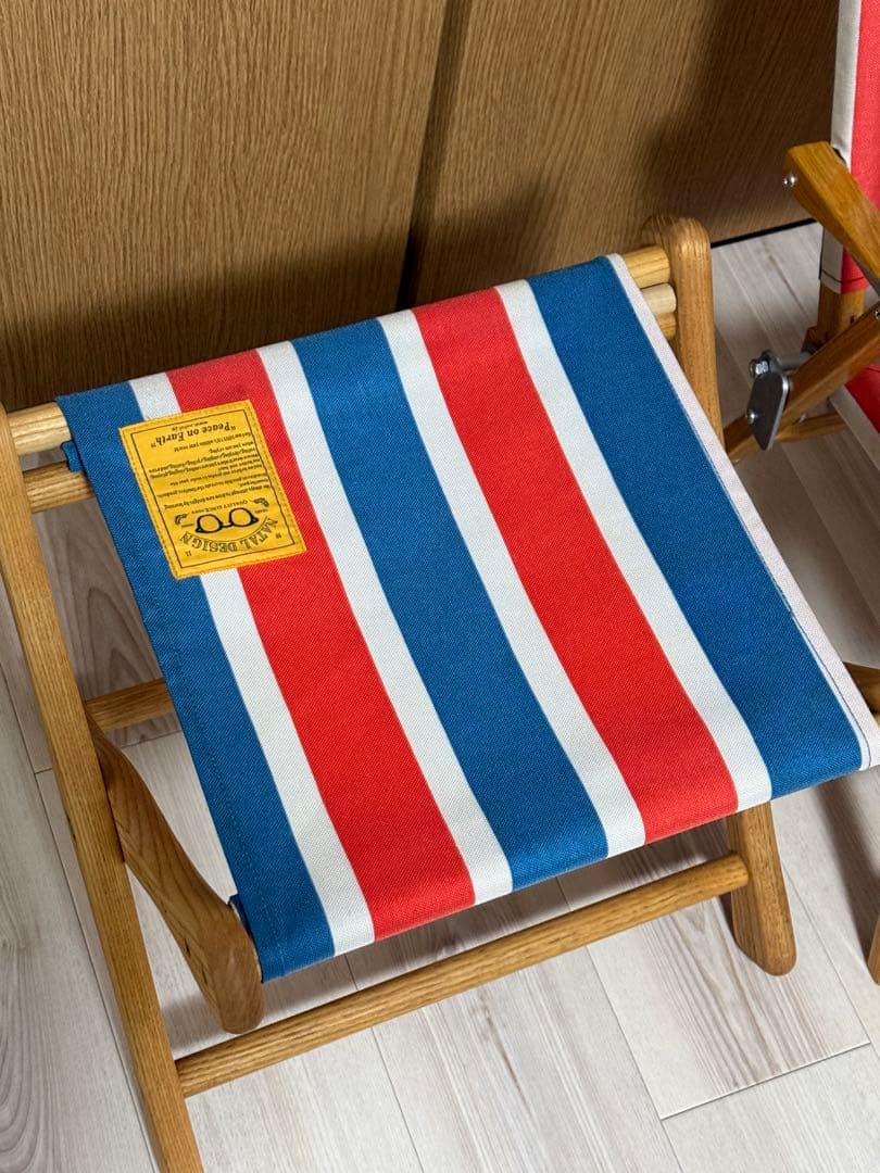 ネイタルデザイン　カーミットチェア　ELスツール　セット　レトロストライプ