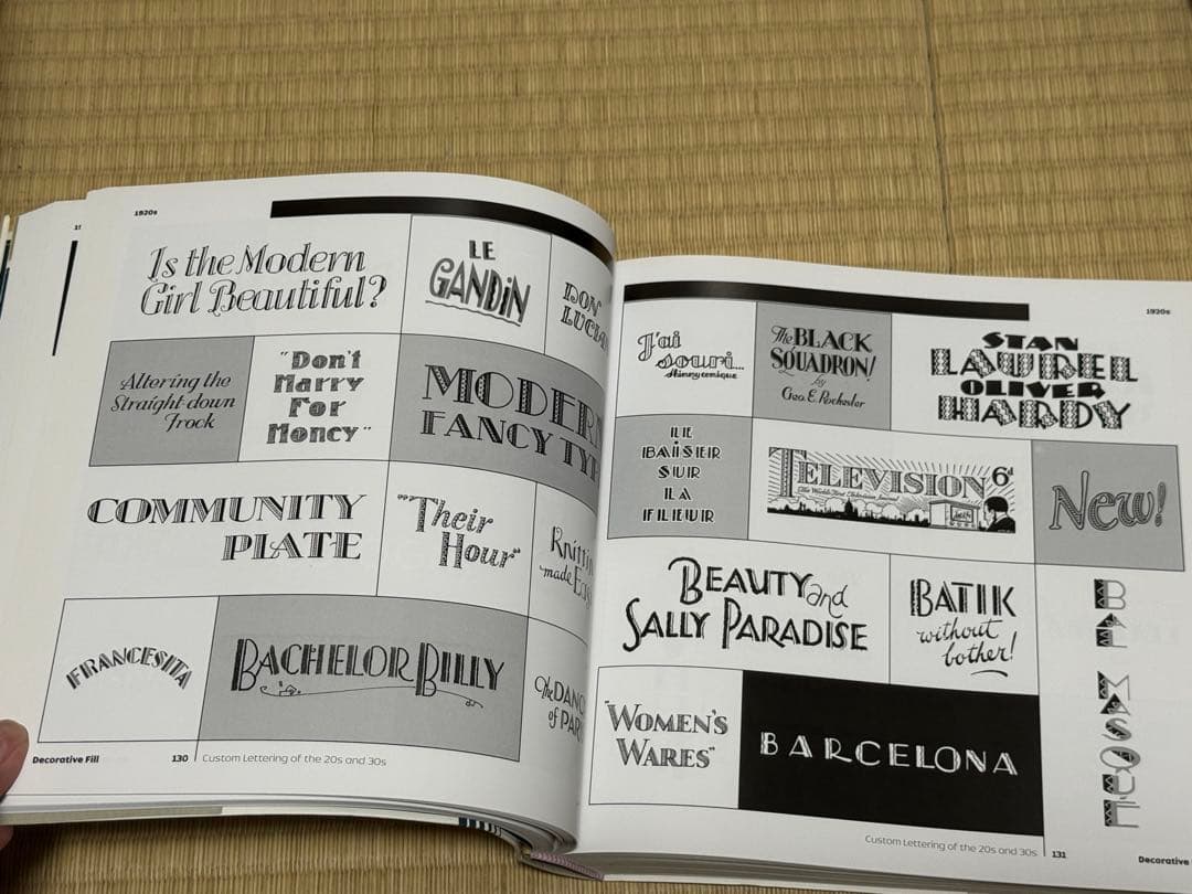 アート・デザイン・音楽 Custom Lettering of the 20s and 30s