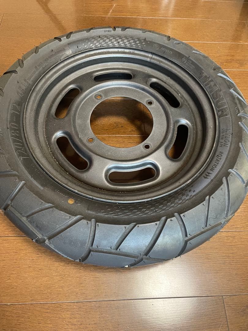 エイプ50 純正ホイール　タイヤ付き　2本セット