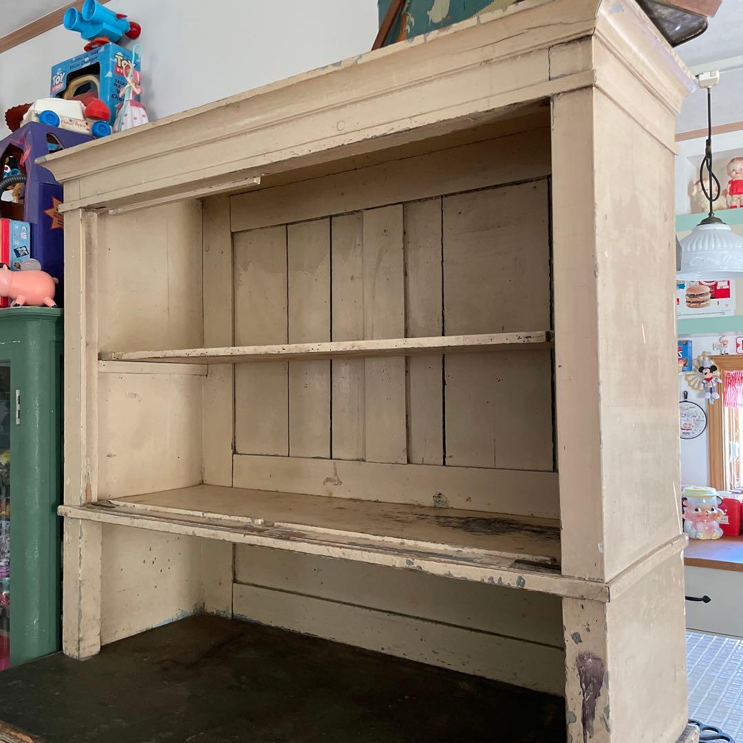 フランスアンティーク キッチンキャビネット カップボード 食器棚 ブロカント