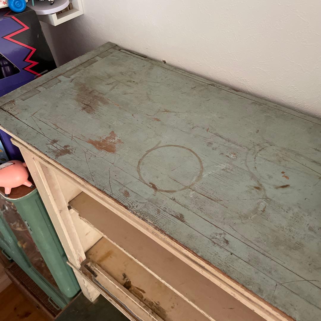 フランスアンティーク キッチンキャビネット カップボード 食器棚 ブロカント