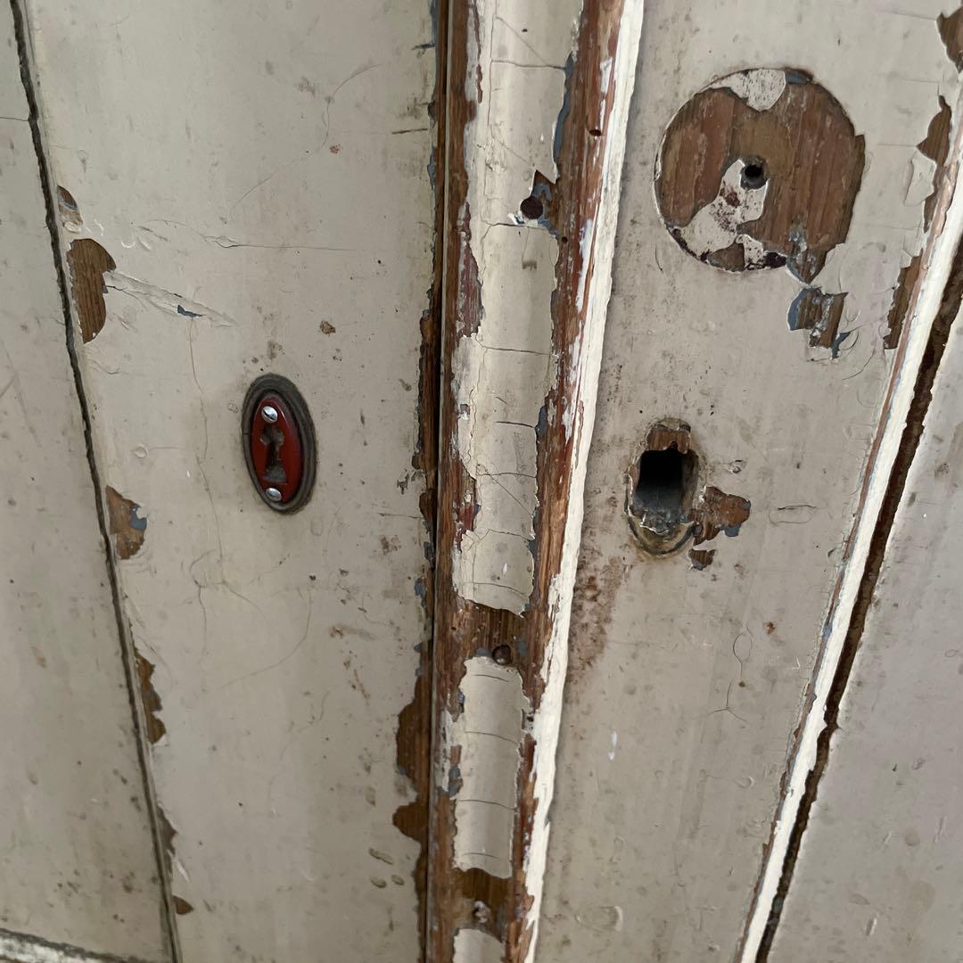 フランスアンティーク キッチンキャビネット カップボード 食器棚 ブロカント