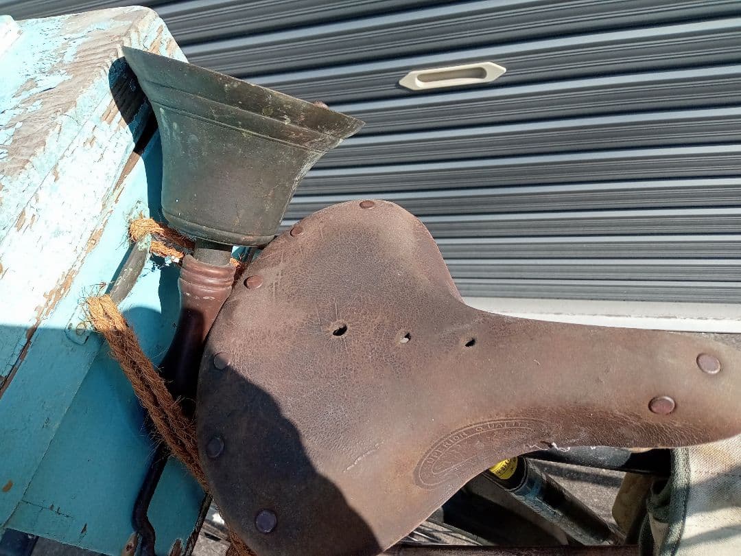 レトロ自転車　装備付き　オーバーホール済み　引き取り限定　乗れます