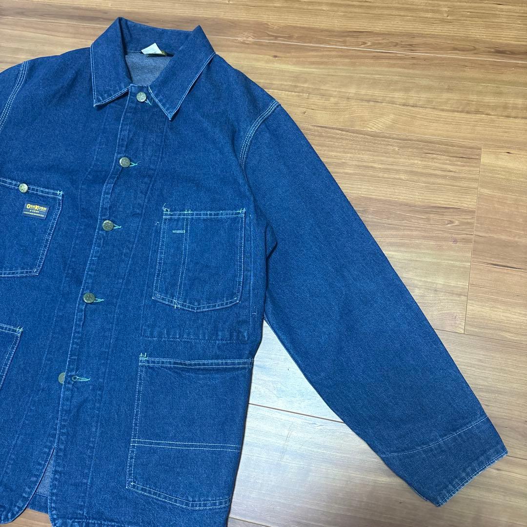 【美品 濃紺 70's USA made Oshkosh カバーオール】